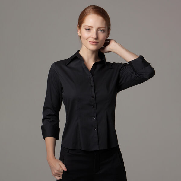 Women's bar shirt ¾ sleeved - BAR STAFF & HOTEL UNIFORMS