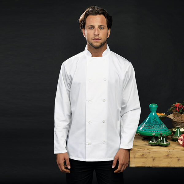 Long sleeve personalised chef’s jacket